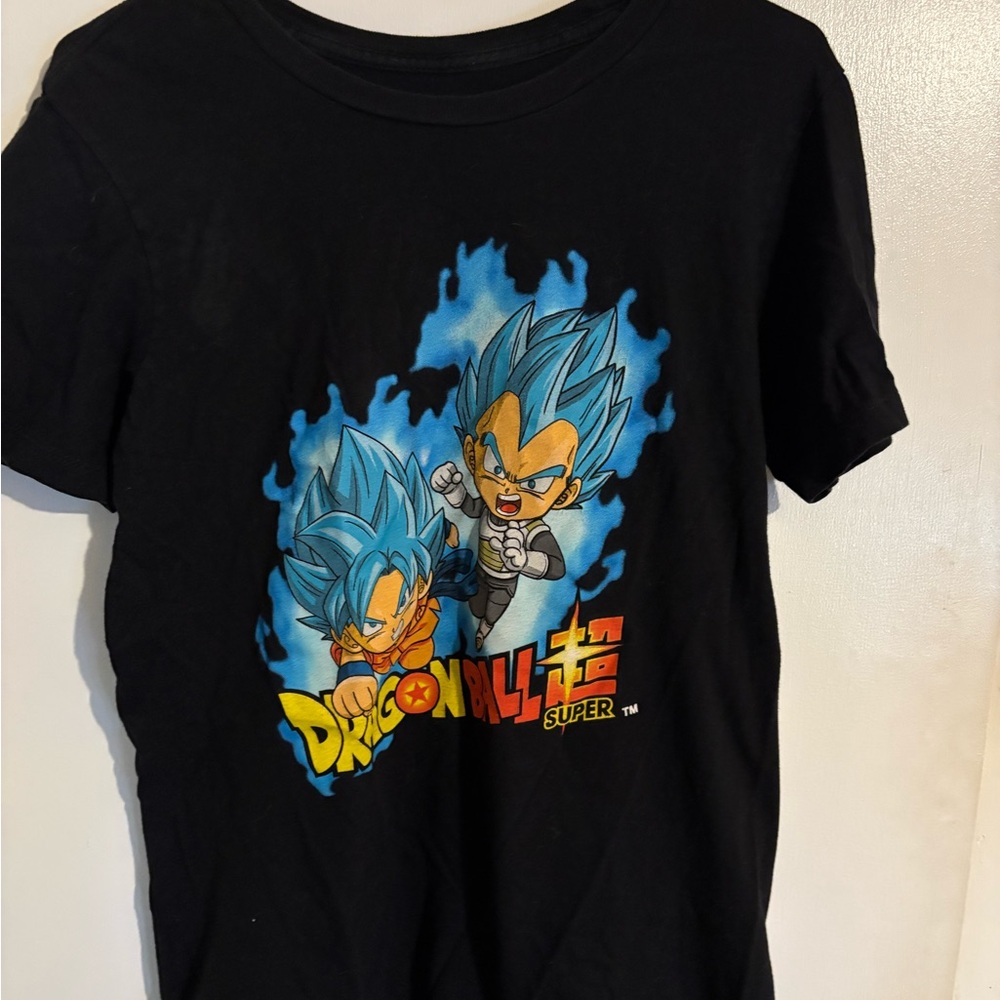 Black and Blue Dragon Ball Super Short Sleeve Tee